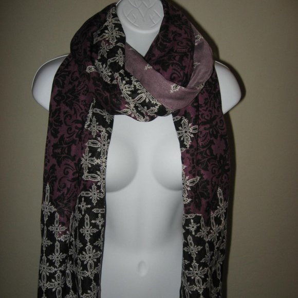 Betty Jackson Black Scarf NWOT - Picture 7 of 7